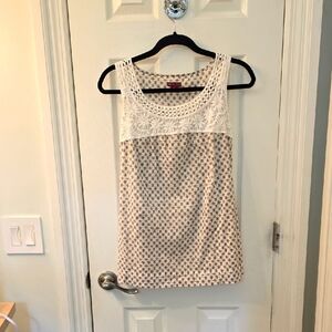 Merona Womens Snowflake Patterned Top Size M (Bin 9)